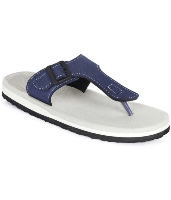 Aadi - White Mens Leather Slipper - None