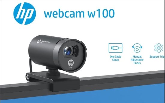 HP w100 480P 30 FPS Digital Webcam