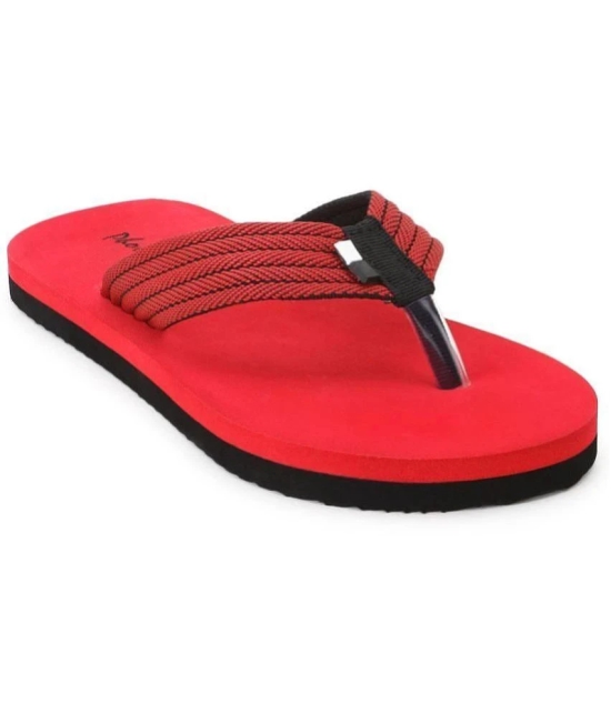 Phonolite Red Mens Thong Flip Flop - None