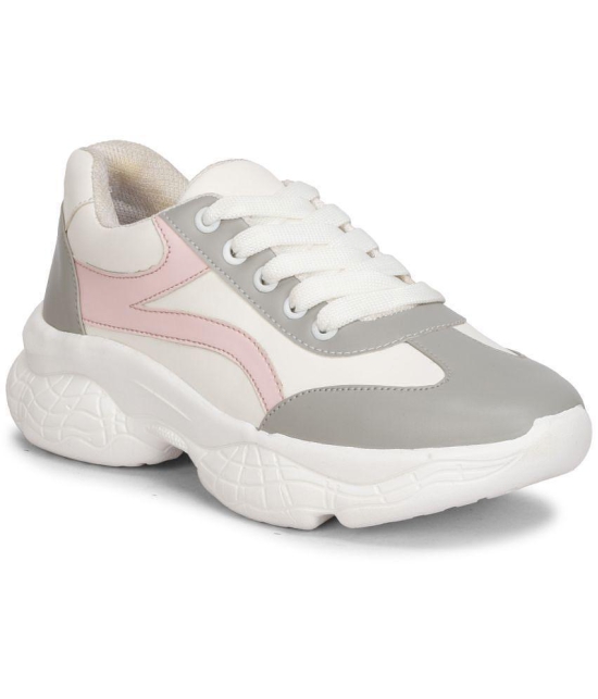 Ishransh Pink Women''s Sneakers - None