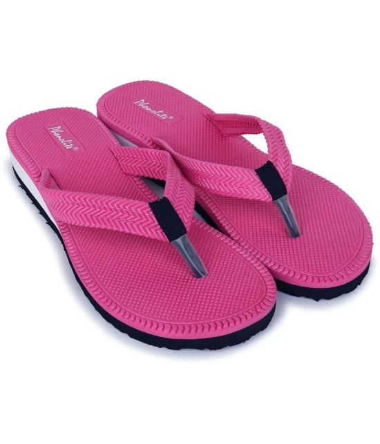 Phonolite Pink Womens Thong Flip Flop - None