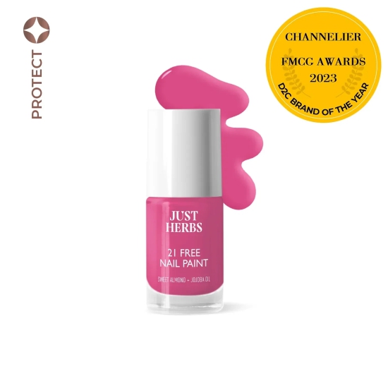 Nail Paints | 21-Free Formula - Fuschia Pink