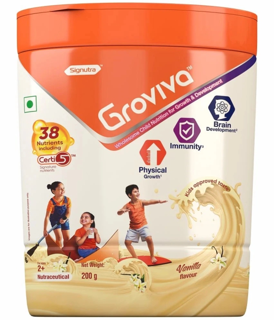 Groviva Child Nutrition Supplement Jar Nutrition Drink for Children 200 gm