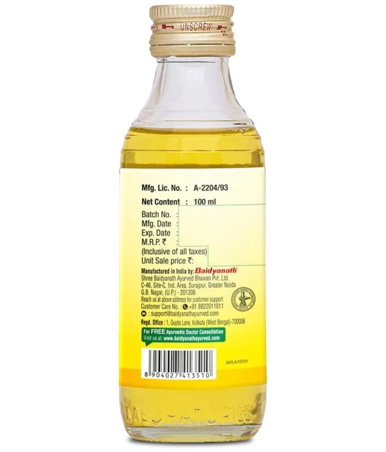 Baidyanath Badam Tail - 100Ml | Rich In Vitamin-E For Healthy Hair & Skin Hair Oil