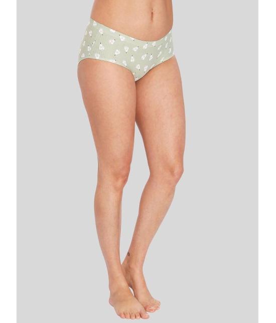 ILRASO - Green Polyester Printed Women's Briefs ( Pack of 1 ) - None