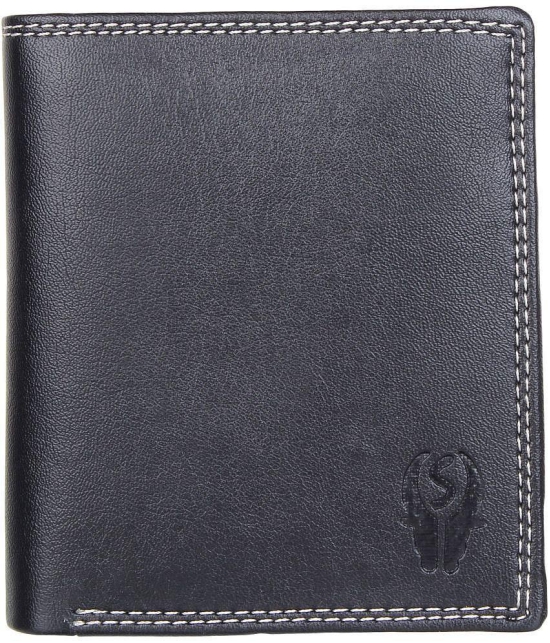 samtroh - PU BLACK Mens Regular Wallet ( Pack of 1 ) - Black