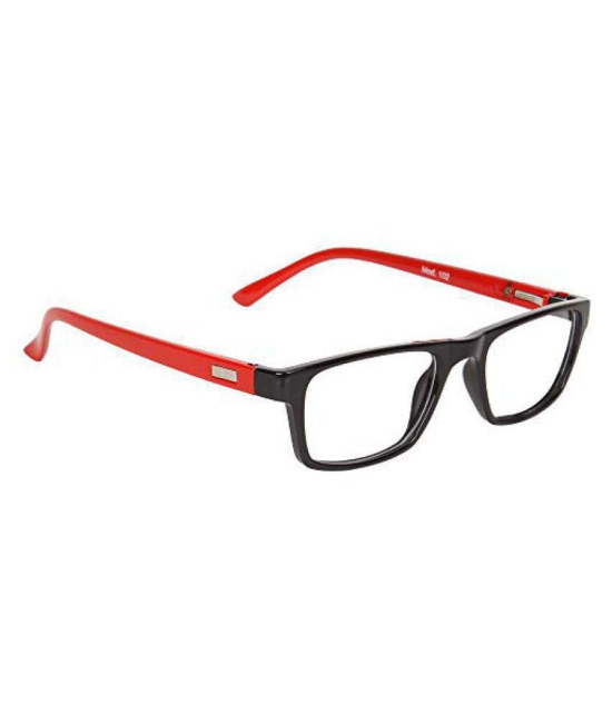 Creature Red Rectangle Spectacle Frame SPEX-102 RED