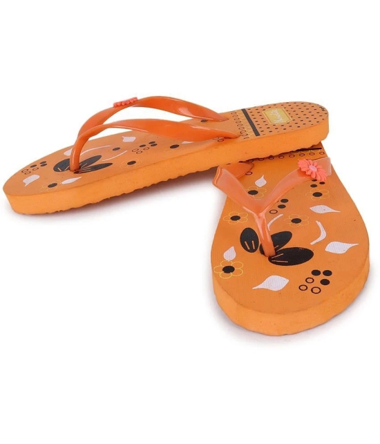 Phonolite Orange Womens Flip Flop - None