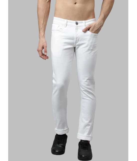 x20 - White Denim Skinny Fit Mens Jeans ( Pack of 1 ) - None