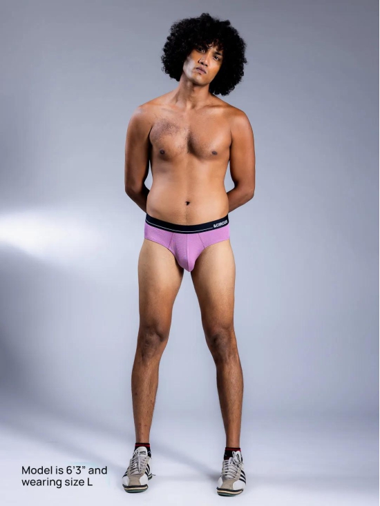 Men's Briefs - Opera Mauve-M