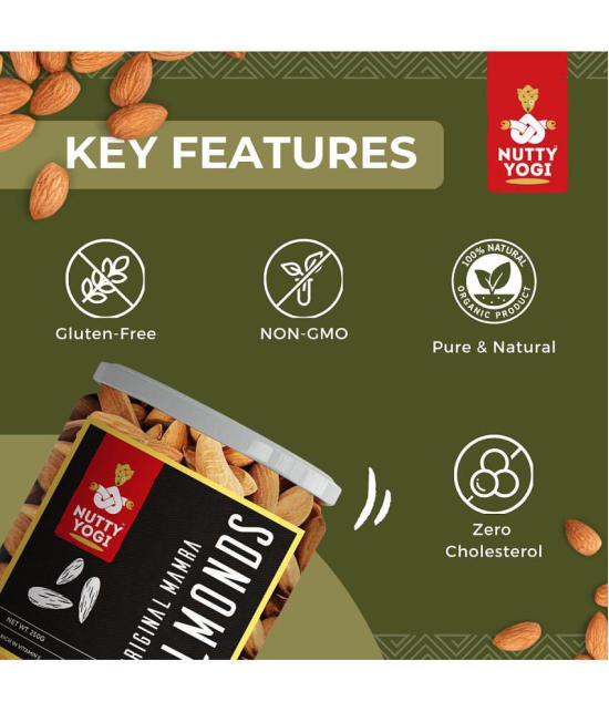 Nutty Yogi Mamra Almonds 250 Gm