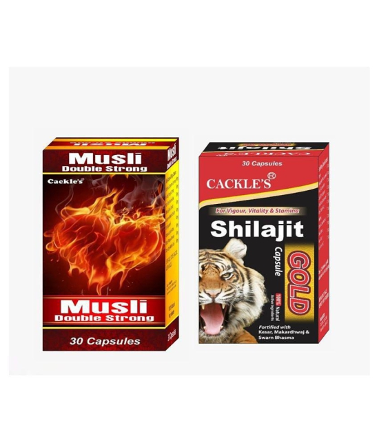 Cackle's Musli DS & Shilajit Gold (30+30=60) Capsule 60 no.s