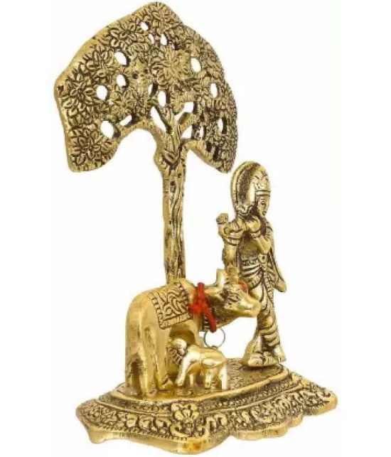 DvR ClicK - Brass Lord Krishna 18 cm Idol