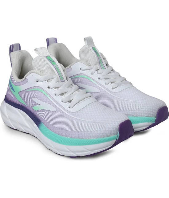 Action - White Womens Running Shoes - None