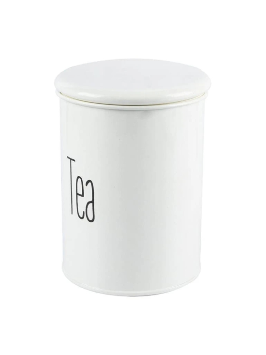 Tea Jar with Lid - (Off White, 900mL)