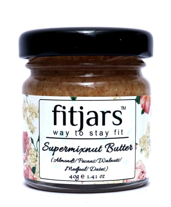 FITJARS - Signature Nut Butter Gift Pack 1X40 gm Mini Jars of Each Flavour - 9 Units