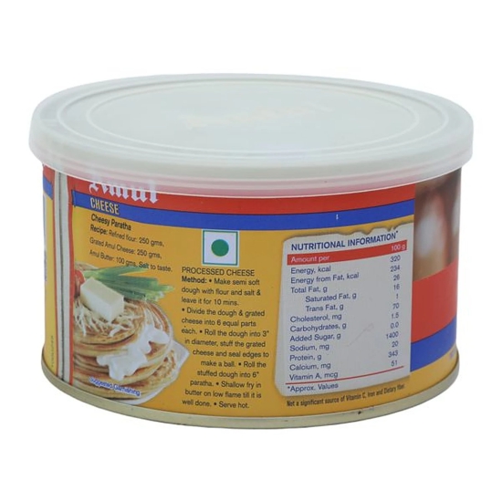 Amul Processed Cheese, 400 G Tin