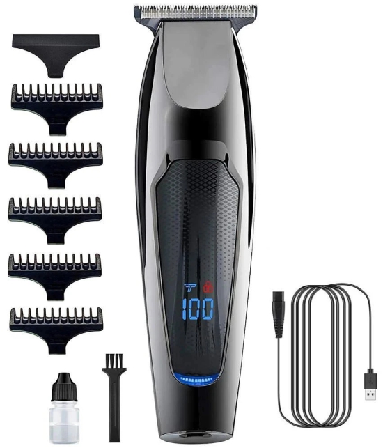 geemy DIGITAL SCREEN Multicolor Cordless Beard Trimmer With 60 minutes Runtime