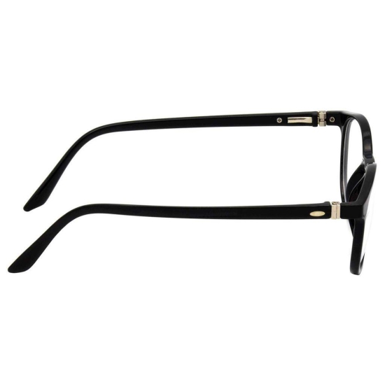 Hrinkar Trending Eyeglasses: Black Oval Optical Spectacle Frame For Men & Women |HFRM-BK-14