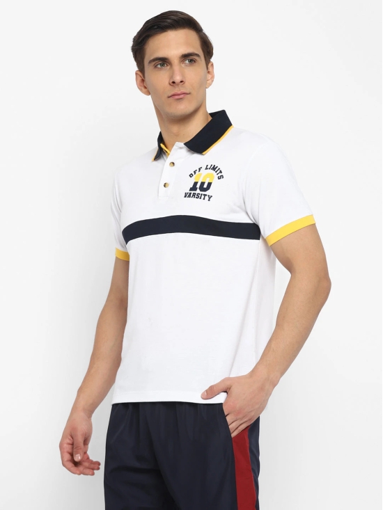 Men Varsity 10 Cotton Polo-M / Navy