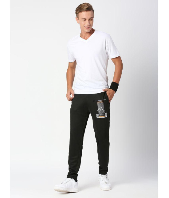 Fitz - Black Polyester Men''s Joggers ( Pack of 1 ) - None