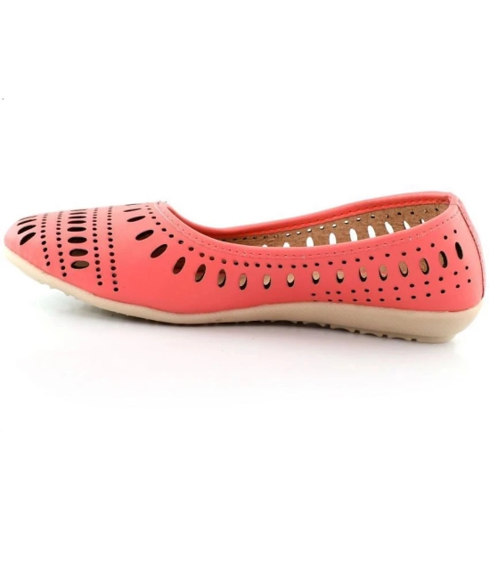 Apratim - PeachPuff Womens Casual Ballerinas - None