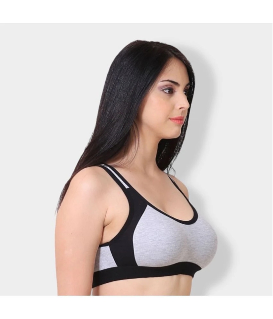 ICONIC ME Multicolor Cotton Non Padded Womens Everyday Bra ( Pack of 3 ) - None