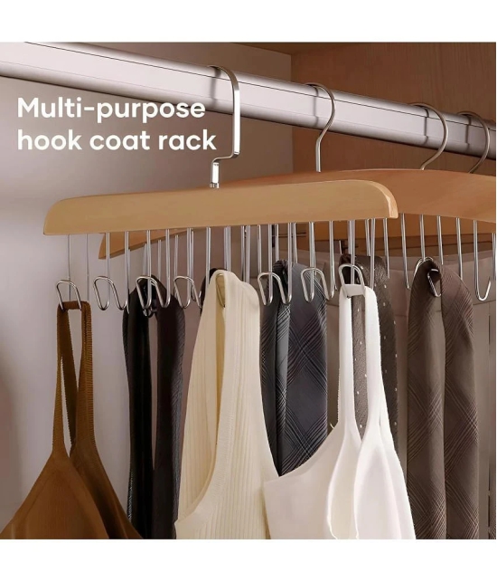 NAMRA Wooden Standard Clothes Hangers ( Pack of 1 )