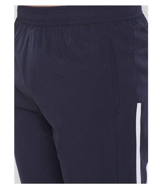 RANBOLT Navy Polyester Lycra Running Shorts - None