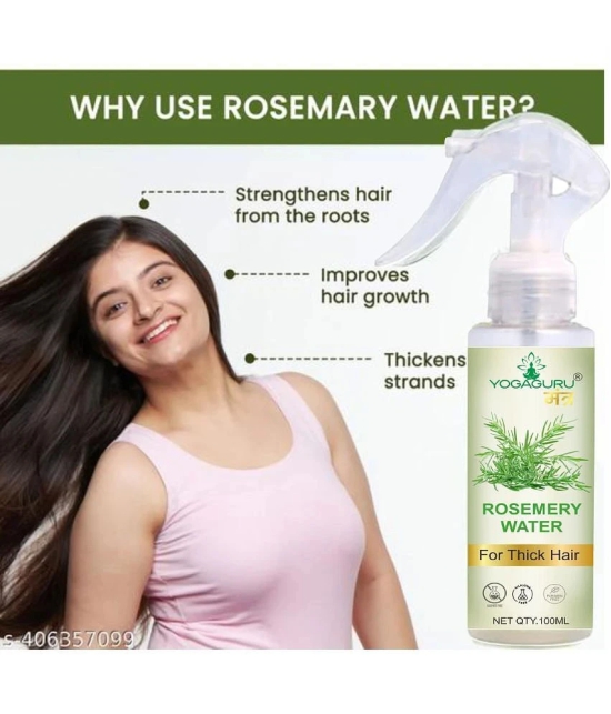 yogaguru mantr Rosemary Water For Split-Ends Shine Hair Sprays 100 mL