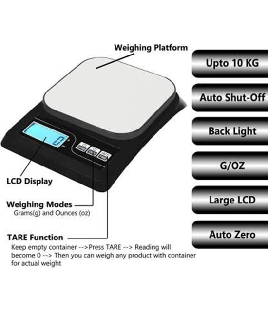 ClubComfort Digital Kitchen Weighing Scales Weighing Capacity - 10 Kg