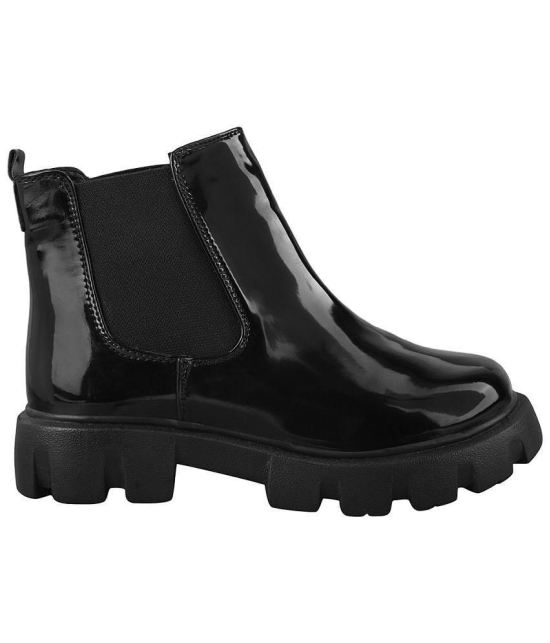 Shoetopia Black Women''s Ankle Length Boots - None