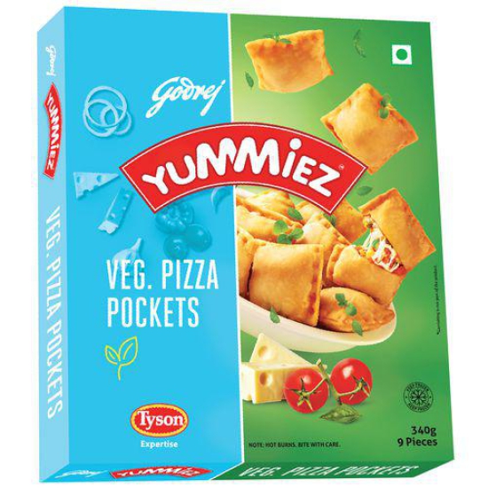 Yummiez Pizza Pockets  Veg 340 G