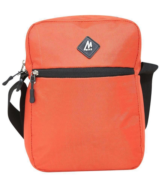 MIKE 5 Ltrs Orange Polyester College Bag - Orange