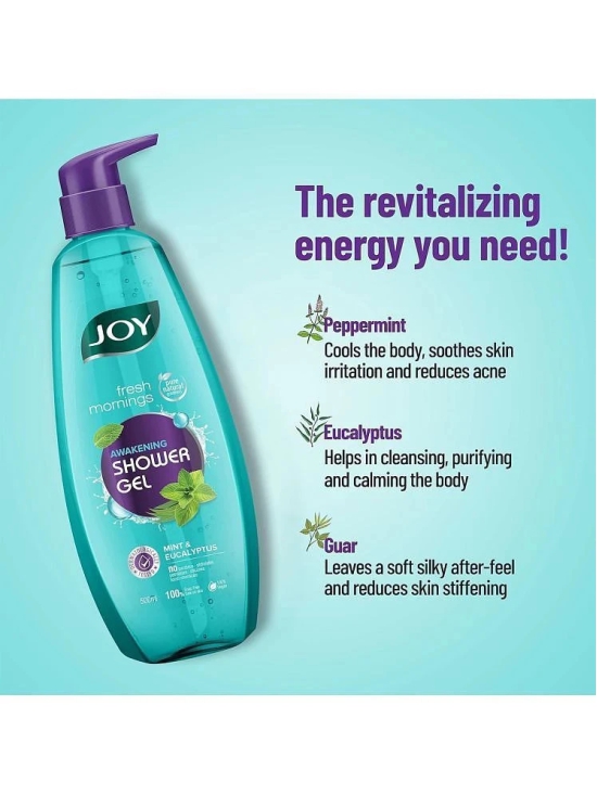 Joy Fresh Mornings Awakening Shower Gel ( Body Wash ), (500ml x 2), Buy 1 & Get 1 FREE