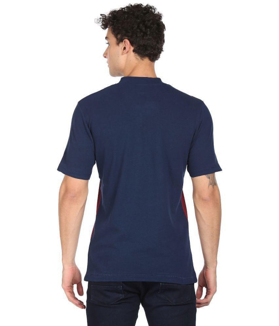 Colt - Cotton Regular Fit Blue Men's T-Shirt ( Pack of 1 ) - None