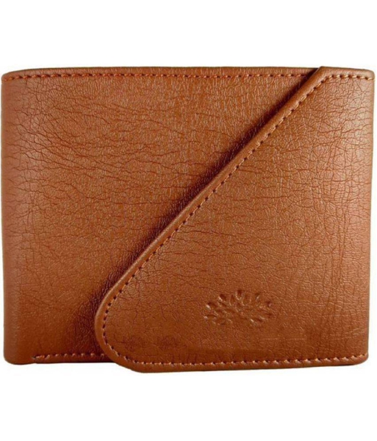 samtroh - PU TAN Men's Regular Wallet ( Pack of 1 ) - Tan