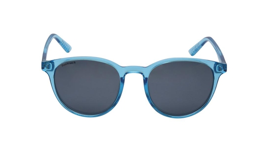 Blue Round Unisex Sunglasses (P469GY10PV)