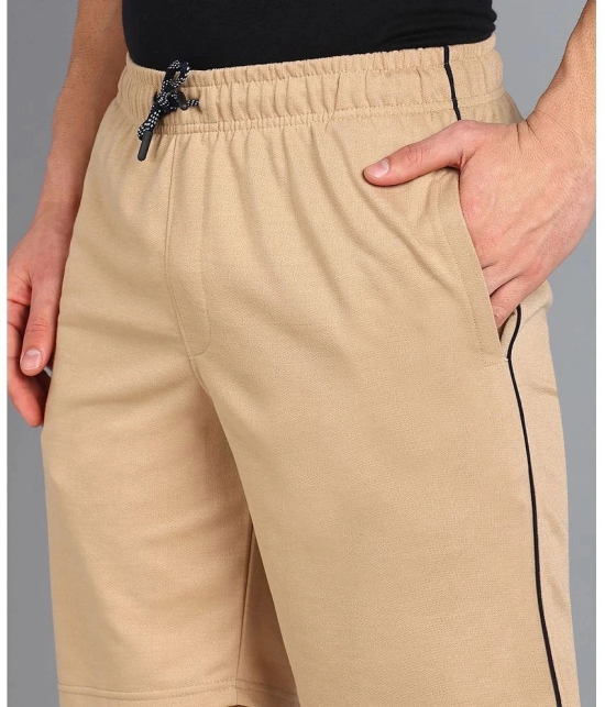 XFOX Khaki Blended Mens Shorts ( Pack of 1 ) - None