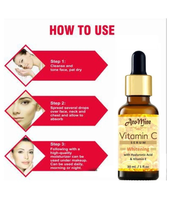 Aromine Vitamin C Brightening Face Serum - Skin Whitening- 30 ml