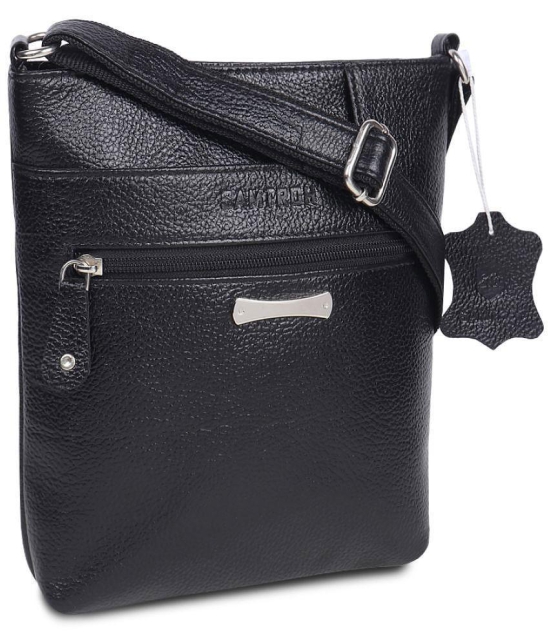 samtroh 10 Ltrs Black Sling Bag for Unisex