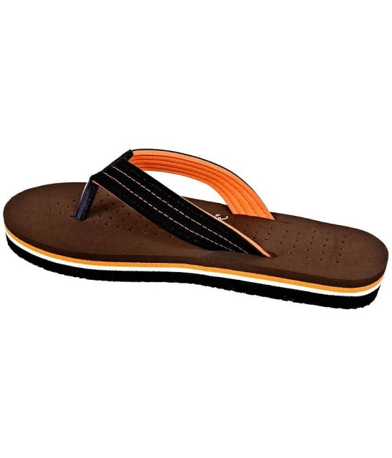 Altek - Brown Womens Thong Flip Flop - None