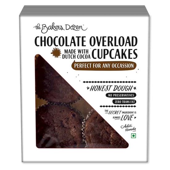 The Bakers Dozen Tbd Choco Over Load Cup Cakes 170 G, 1 Pc