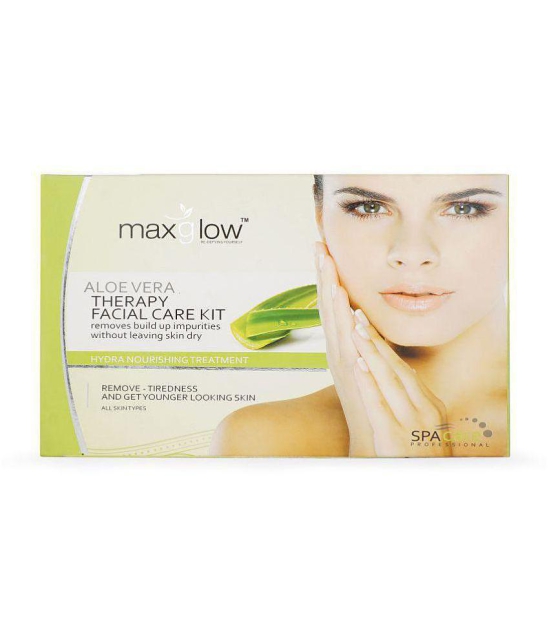 MaxGlow ALOEVERA THERAPY FACIAL CARE KIT Facial Kit 330 gm Pack of 7