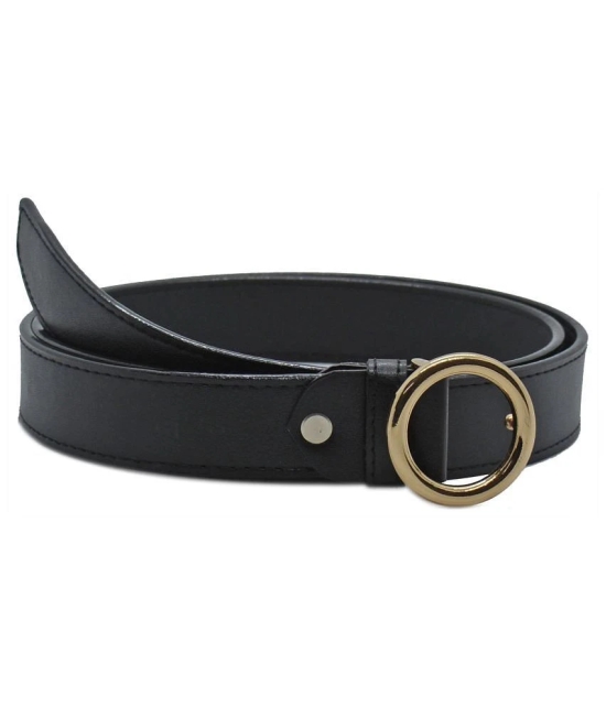 Loopa Black PU Casual Belt - None