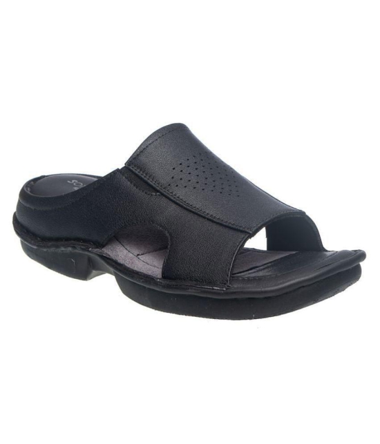 KHADIM Black Flip Flops - 9