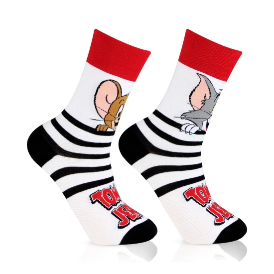 Tom & Jerry Crew length Unisex Cotton Socks