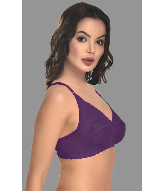 Madam - Multicolor Mesh Non Padded Womens Everyday Bra ( Pack of 2 ) - None