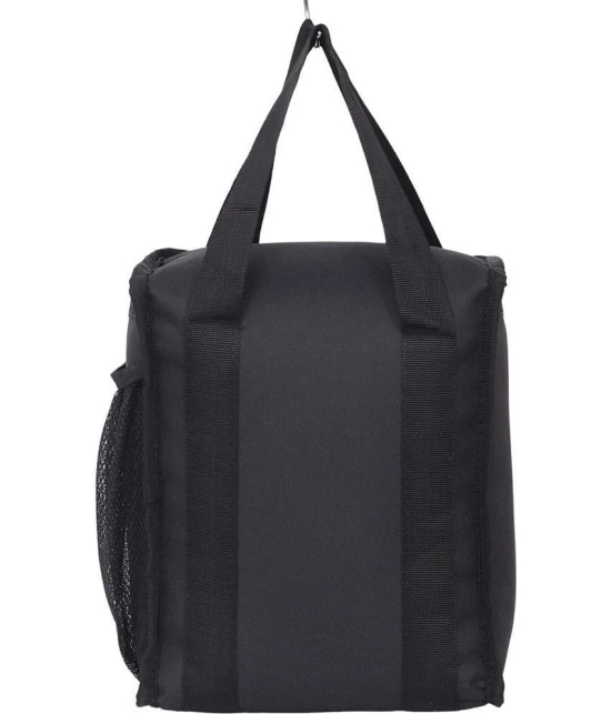 Kyros Black Polyester Lunch Bag Pack of 1 - Black