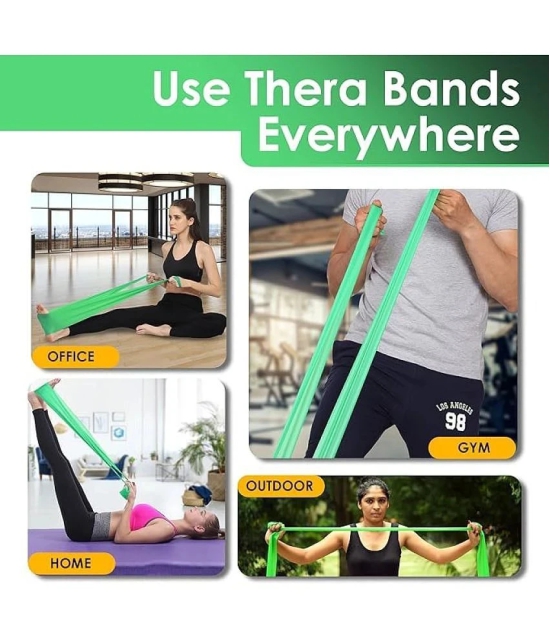 Thera Band Latex Free Resistance Exercise Band, Pack of 1, Green - Green